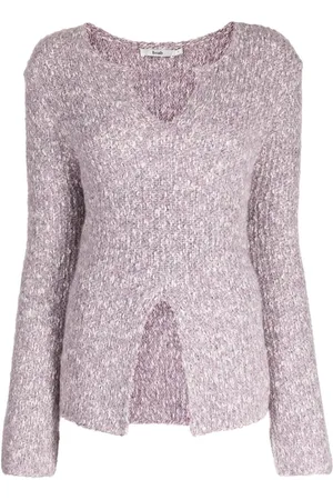 B+AB Front-slit m??lange jumper