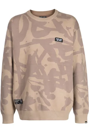 Izzue Graffiti-print crew-neck jumper