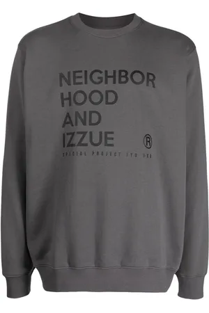 Izzue X Neighborhood logo-print cotton-blend sweatshirt