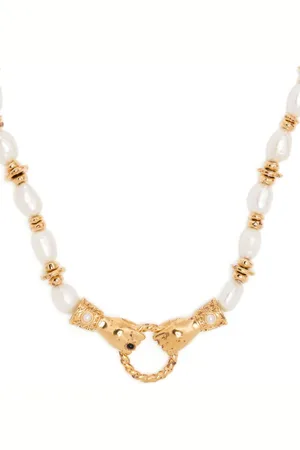 Missoma X Harris Reed In Good Hands beaded necklace