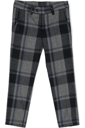 Burberry Kids Vintage-check straight-leg Trousers - Farfetch