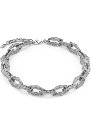 Jimmy Choo Diamond Chain crystal-embellished necklace