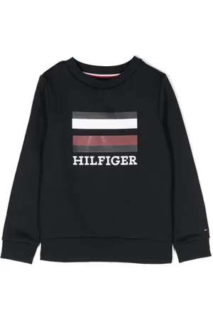 Tommy Hilfiger Logo-print cotton-blend sweatshirt