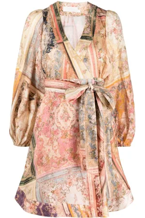 ZIMMERMANN August wrap mini dress