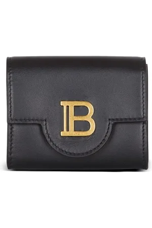 Balmain B-Buzz leather wallet