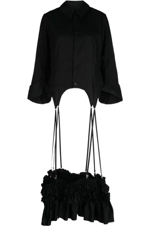 NOIR KEI NINOMIYA Ruffle-detailing cotton shirt