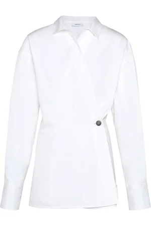 Salvatore Ferragamo Asymmetric cotton shirt