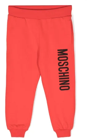 Moschino Logo-print jersey track pants