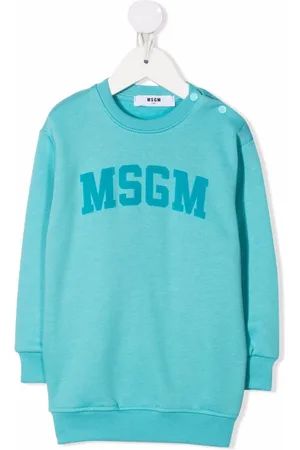 Msgm Logo-print sweater dress