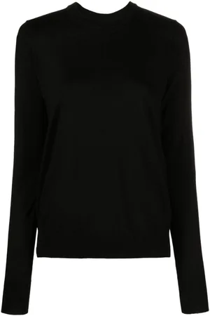 Zadig & Voltaire Emma asymmetric rear-slit wool jumper
