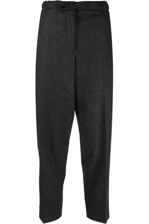 Jil Sander Drawstring wool trousers