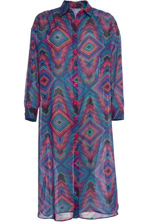 ERES Dj geometric-print shirtdress