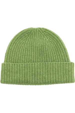 PRINGLE OF SCOTLAND Ribbed-knit turn-up brim beanie