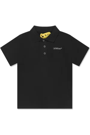 OFF-WHITE Arrows-print organic cotton polo shirt