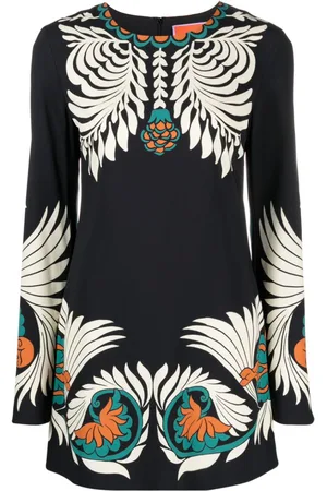 La DoubleJ Mini Supremes-print swing dress