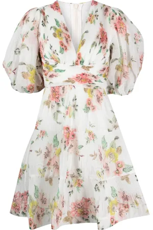 ZIMMERMANN Puff-sleeve minidress