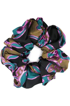 La DoubleJ Giga abstract-pattern scrunchie