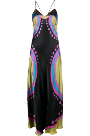 La DoubleJ Eros Spritz-print maxi dress