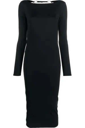 MAISON CLOSE 019 open-back midi dress