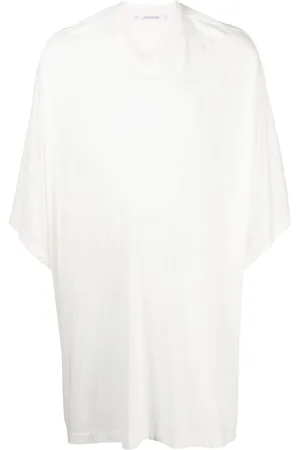 JULIUS Drop-shoulder cotton-blend T-shirt