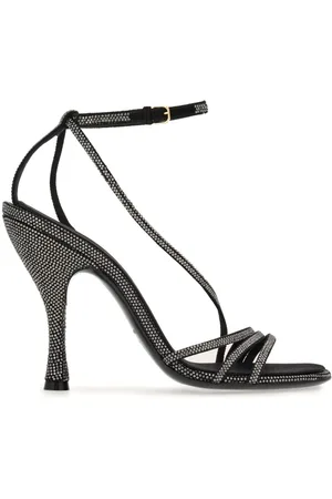Salvatore Ferragamo 105mm crystal-embellished leather sandals