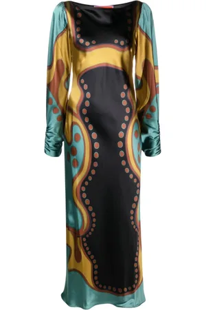 La DoubleJ Eros cut-out satin dress
