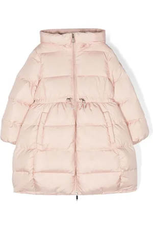Il gufo Logo-appliqu?? hooded padded coat