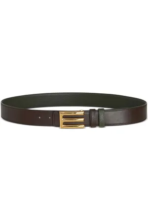 Etro Logo-buckle leather belt