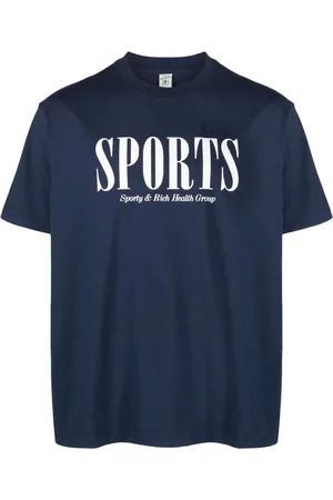 Sporty & Rich Text-print cotton T-shirt