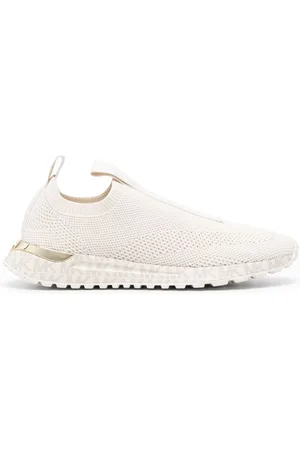 Michael kors white discount slip on sneakers