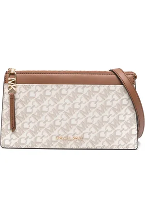 Michael Kors Monogram-pattern leather crossboby bag