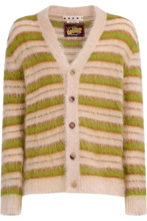 Marni V-neck striped cardigan