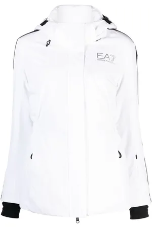 Emporio Armani EA7 down jacket women 6RTB48TNDFZBROWN Brown hoodie  turtleneck | eBay