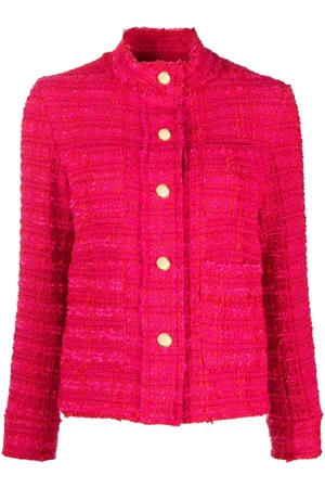 Pinko High-neck tweed jacket