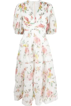ZIMMERMANN Pleated midi dress