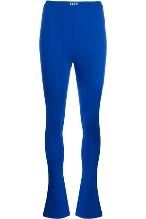 OFF-WHITE Side-slit high-waisted leggings
