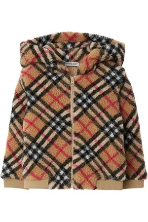 Burberry Vintage-Check fleece hoodie