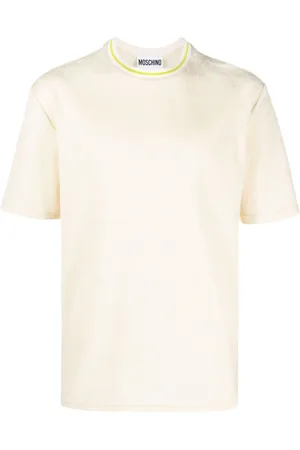 Moschino Logo-embroidered crew-neck T-shirt