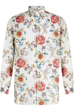 Etro Floral-print cotton shirt