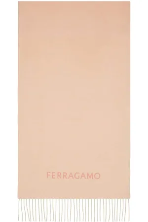 Salvatore Ferragamo Gradient-effect cashmere scarf