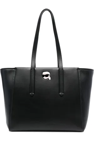 Karl Lagerfeld Ikon Pin leather tote bag