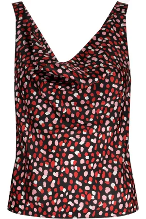 Cynthia Rowley Cowl-neck silk blouse