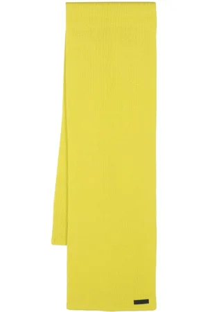 VERSACE Logo-appliqu??? scarf