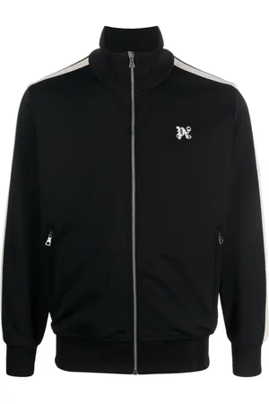 Palm Angels Monogram-embroidered track jacket