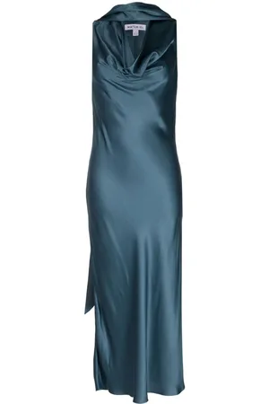 MATÉRIEL by Aleksandre Akhalkatsishvili Draped scarf-detail midi dress