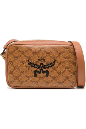 MCM Small Himmel Lauretos canvas crossbody bag