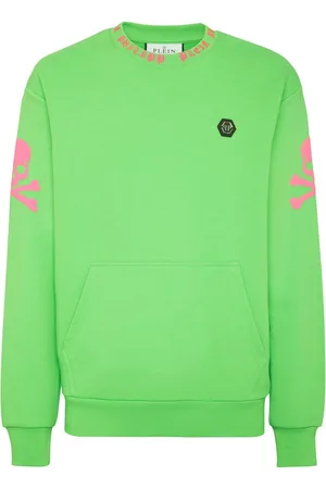 Philipp Plein Skull-print cotton sweatshirt