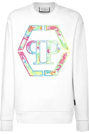 Philipp Plein Logo-embroidered drop-shoulder sweatshirt