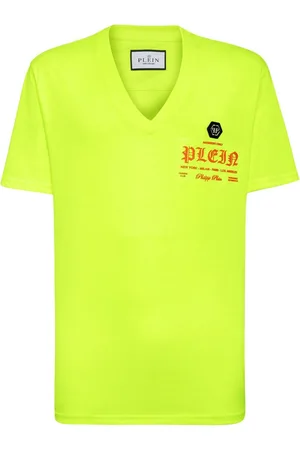 Philipp Plein Logo-print V-neck T-shirt