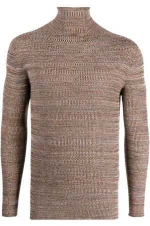 RIER M??lange waffle-knit silk jumper